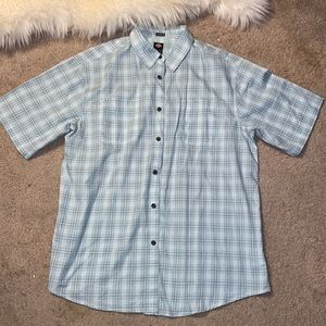 NWOT DICKIES Men’s Plaid Camp Shirt, Size Large